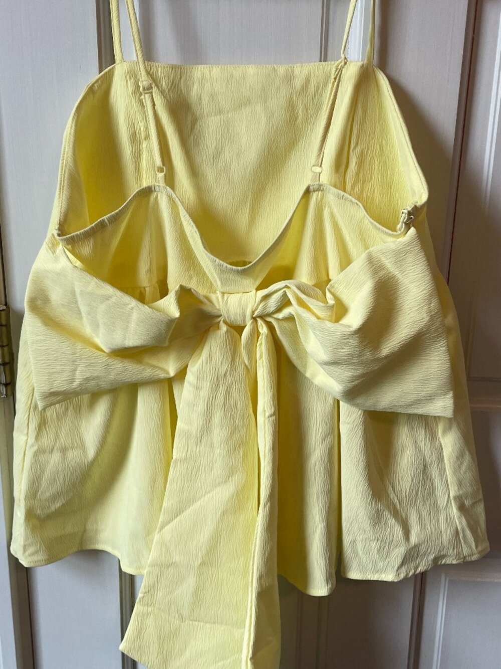Yellow with Back Bow Cami XL